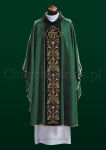 Green monastic chasuble 2083