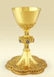 Chalice 102 with grapevine filigree openwork