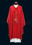 Red monastic chasuble 2062
