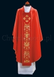 Red contemporary chasuble 1101