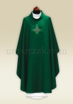 Green monastic chasuble 2146