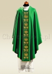 Green contemporary chasuble 1047