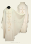 White Gothic Chasuble