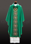 Green monastic chasuble 2105