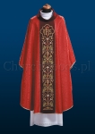 Red monastic chasuble 2083