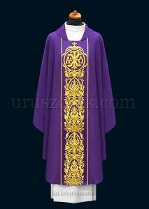 Purple Gothic Chasuble 1163-P