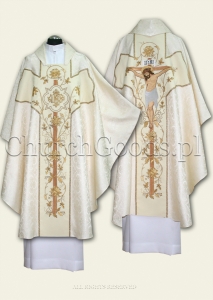 White Gothic Chasuble