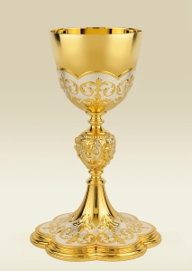 Mass Chalice 150 with sculpted angels on node