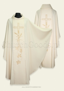 White Gothic Chasuble