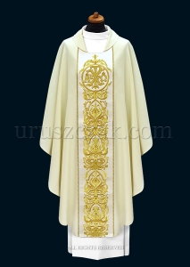 White Gothic Chasuble 1163-W