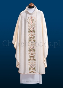 White monastic chasuble 2083