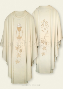 White Gothic Chasuble