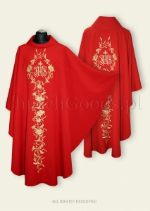 Red Gothic Chasuble