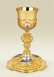  Chalice 086 with Holy Family and Life of Jesus scenes