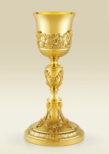 Mass Chalice 135, Empire design with cherubs and floral motifs