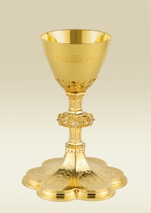  Chalice 094 with Crucifixion and Old Testament engravings