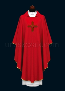  Red Gothic Chasuble 1181-R