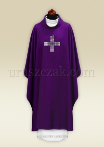 Purple monastic chasuble 2146