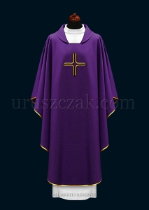  Purple Gothic Chasuble 1181-P