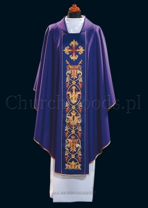 Purple contemporary chasuble 1101