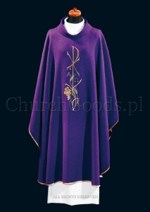 Purple monastic chasuble 2062