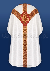 WHITE - SEMI-GOTHIC LOW MASS SET