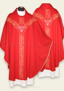 Red Gothic Chasuble